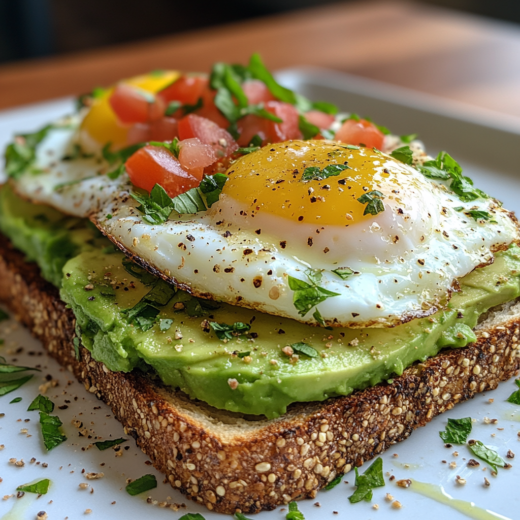 Avocado Toast with Poached Egg